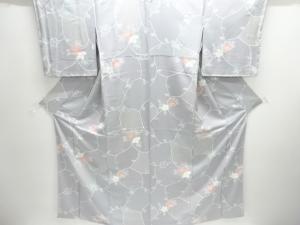 未使用品　桜模様小紋着物